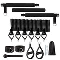 11-piece TPE fitness stick set with adjustable Bodhi pole in pink, purple, or black, 60lb to 180lb resistance