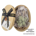 Handmade grape cleansing soap bar in black green litchi or purple grape scents