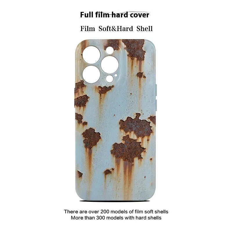 Rust Spot all-inclusive phone case for iPhone 16 Pro, hard shell and soft shell options, drop and fingerprint resistant