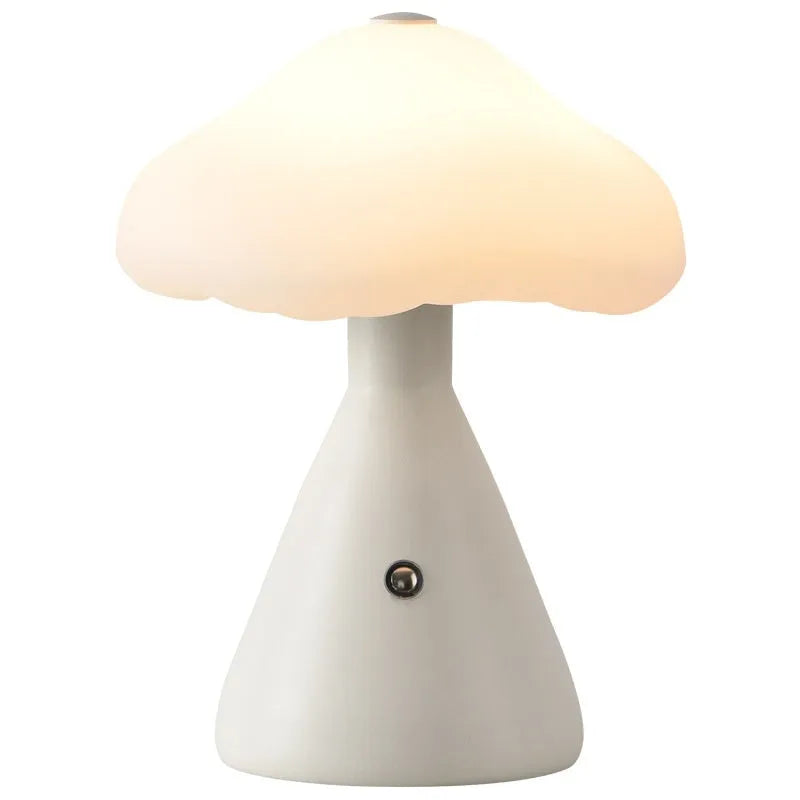 Creative Touch Charging Lamp Atmosphere USB table lamp in white, 16x21cm, with metal holder