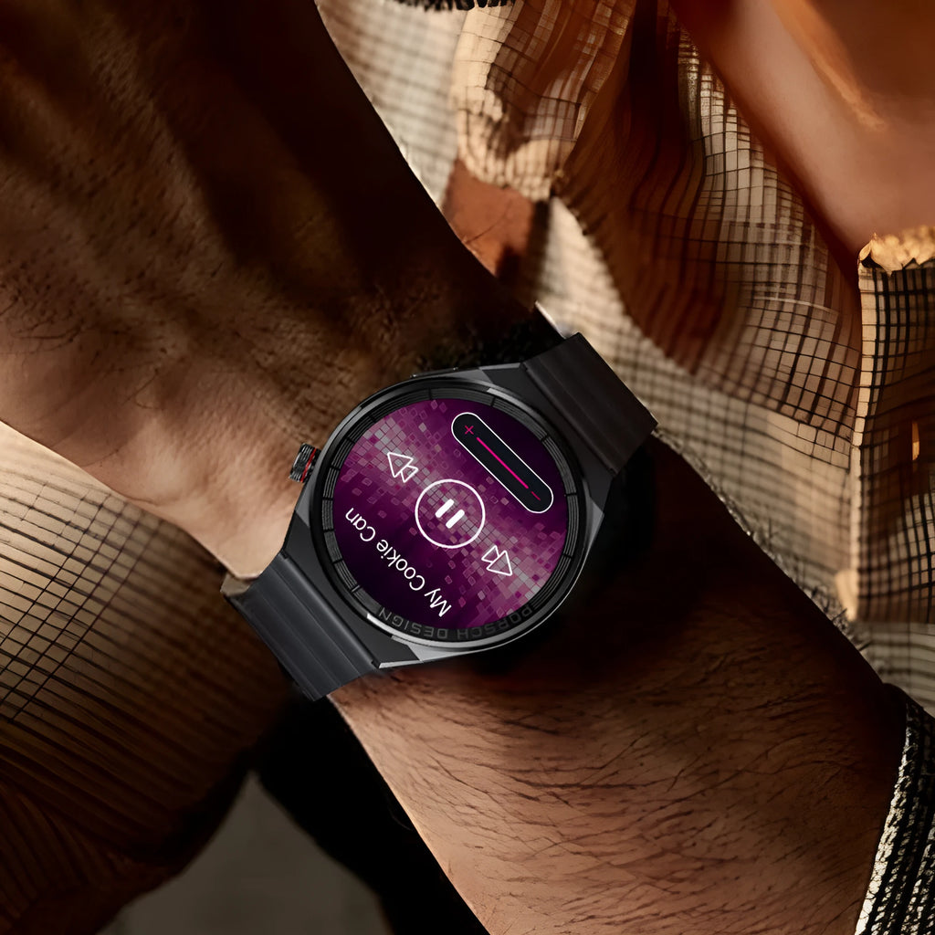 46mm smartwatch with offline payment and Bluetooth calling on wrist with multiple strap options