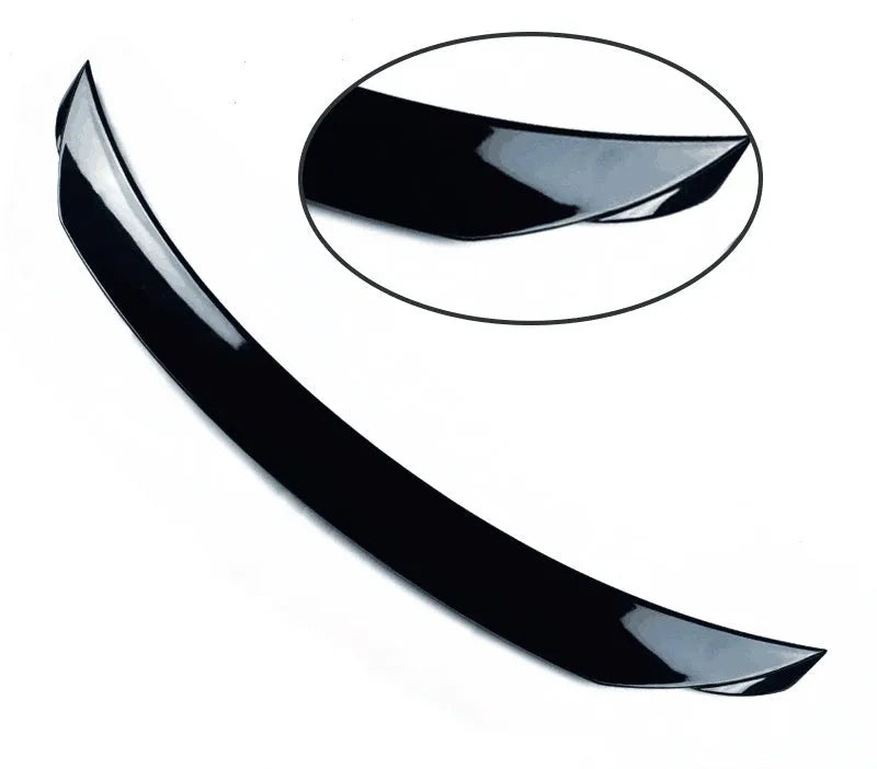 Mazda 3 Axela Exela tail trim modification kit in bright black for 2014-2021 models