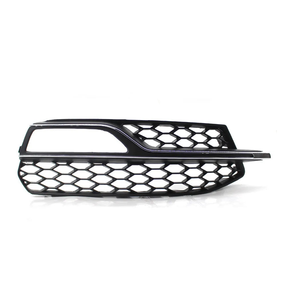 Black ABS fog lamp grille for 2013-2016 Audi A3 Sport and S3 bumper replacement