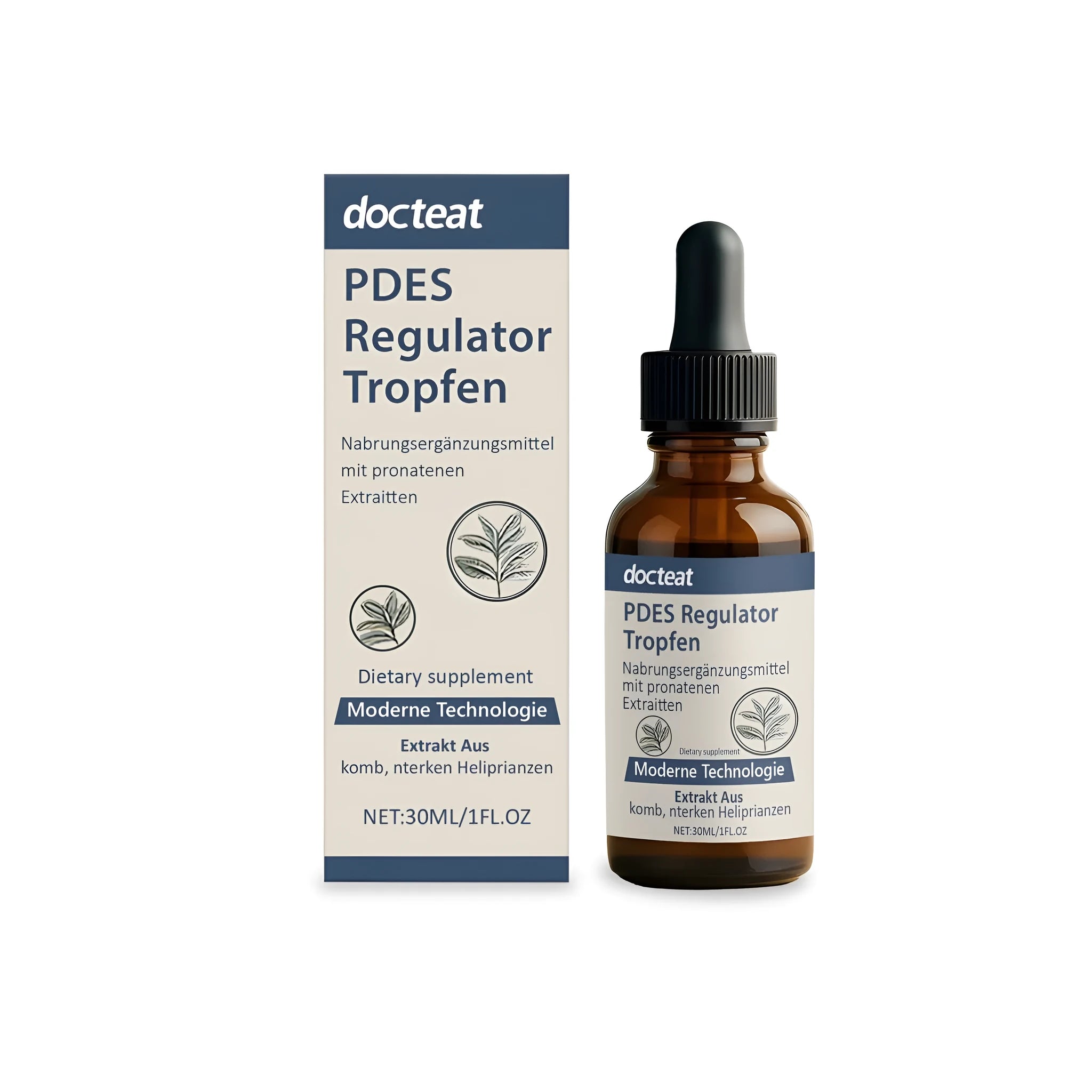 30ml bottle of Male Health Support Drops with herbal extracts including Epimedium, Maca root, Ginseng, L-Arginine and Ginkgo biloba
