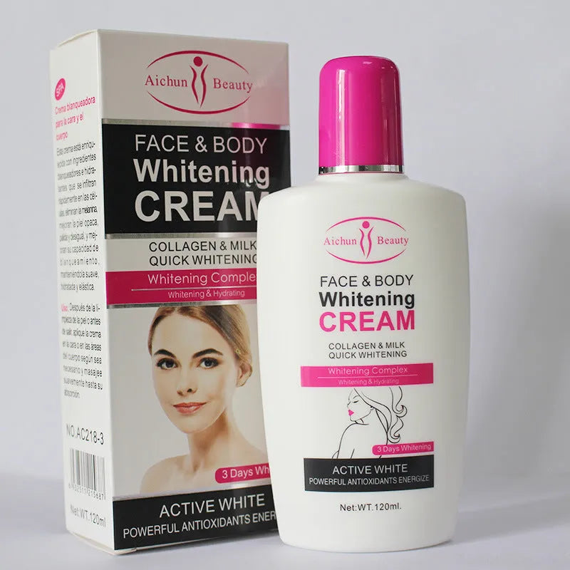 Aichun Milk Body Milk 120ml bottle – nourishing and hydrating body lotion with milk protein