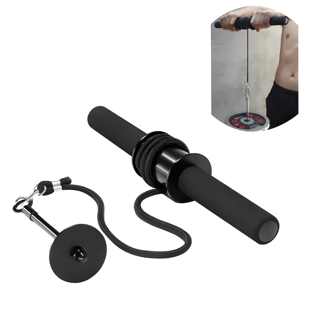 Fitness Arm Force Jack steel pull-up bar for arm strength training in black colour option with rally grip