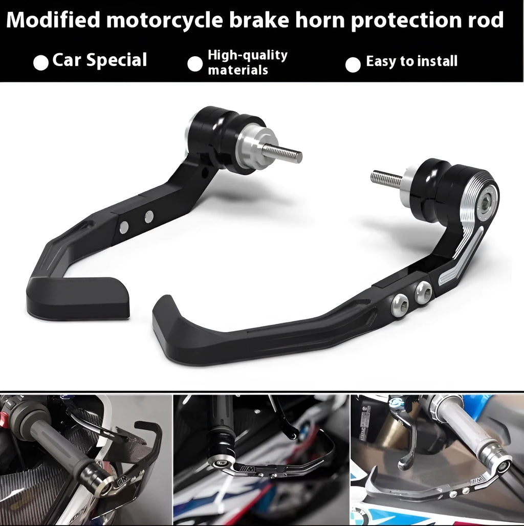 Pair of black CNC aluminium bow protection guards for Honda CBR650F CBR650R motorcycle