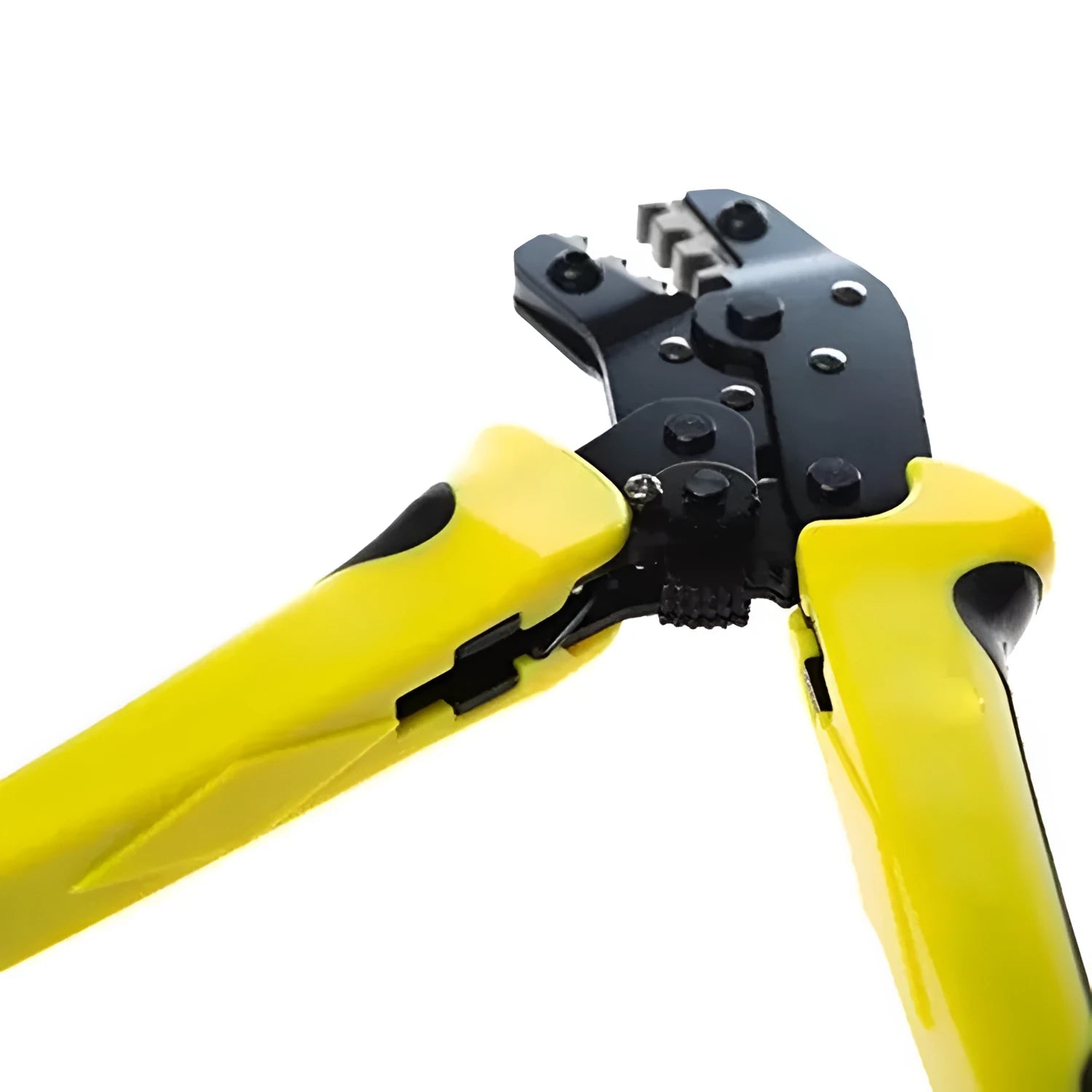 Multifunctional spring crimping pliers 190mm length with PVC handle and 50# steel head