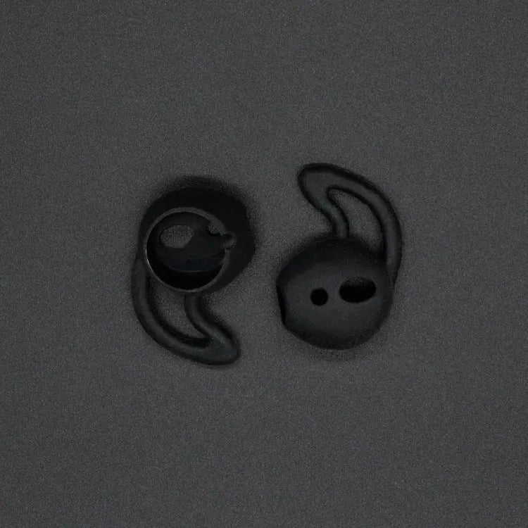 Silicone ear caps for AirPods in various colours showing left and right ear options