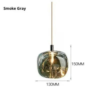 Postmodern crystal chandelier with warm light for corridor or bedroom, small or large size option