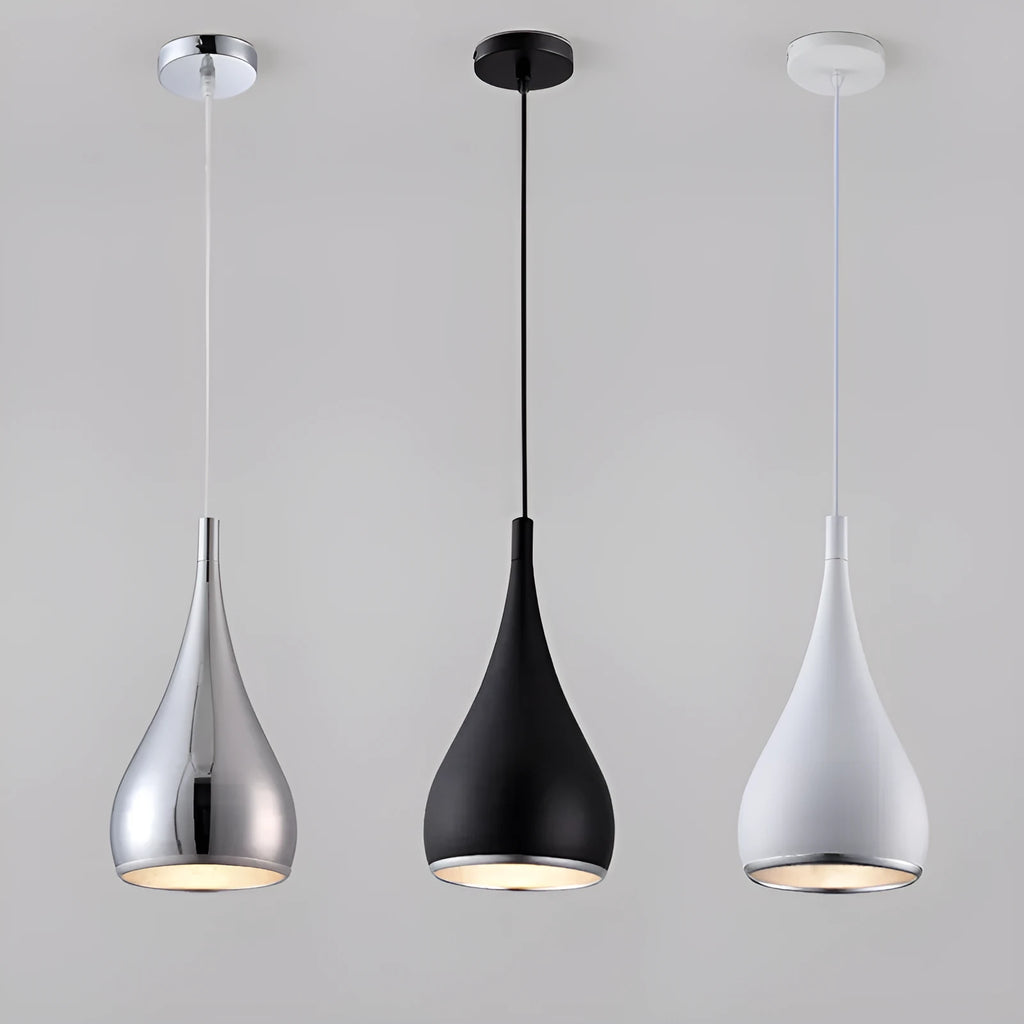 Minimalist black iron chandelier bedside lamp with three adjustable heads on a long platter.