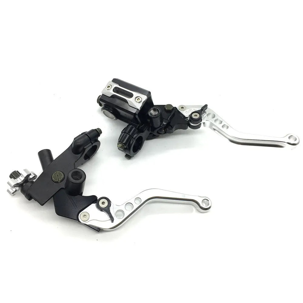 Adjustable brake clutch handle set for 22mm motorcycle handlebar, six colour options