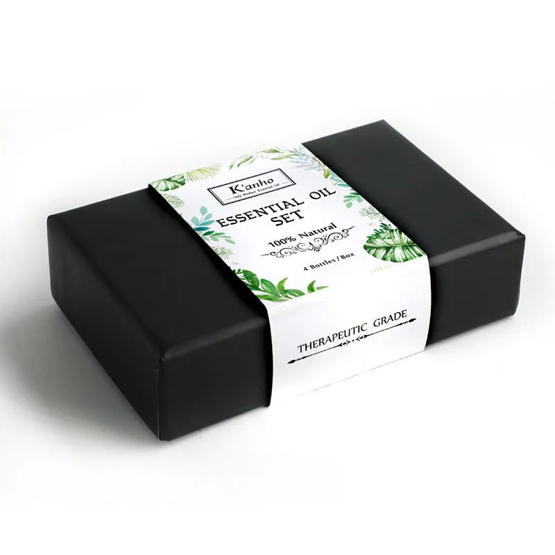 4 sticks essential oil set with lavender and chamomile in a clear bottle, 4-pack and 6-pack options