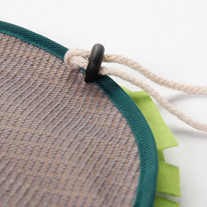 Dog sniffing pad toy made of soft plush fabric in photo colour for interactive enrichment
