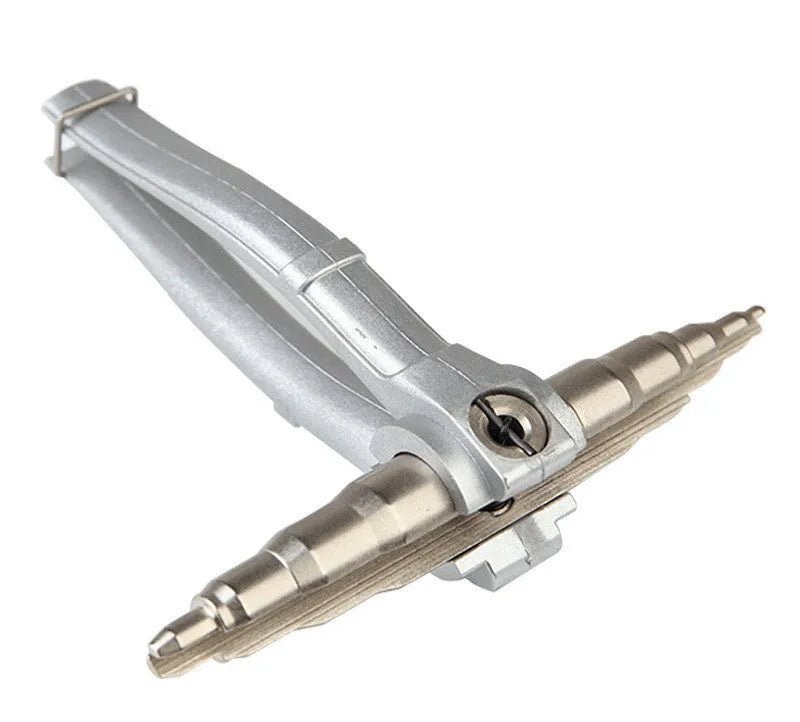 Manual tube expander tool for refrigeration work with alloy steel construction