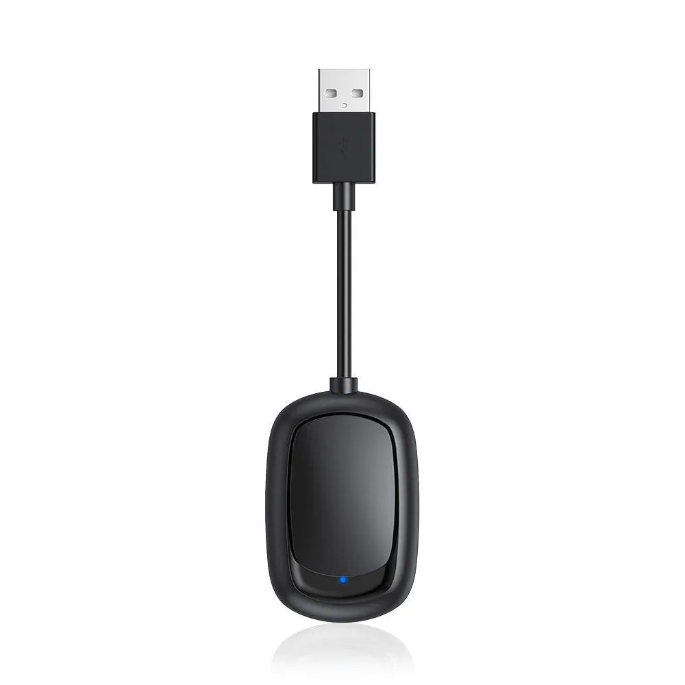 Wireless CarPlay and Android Auto car interconnection box with USB connector