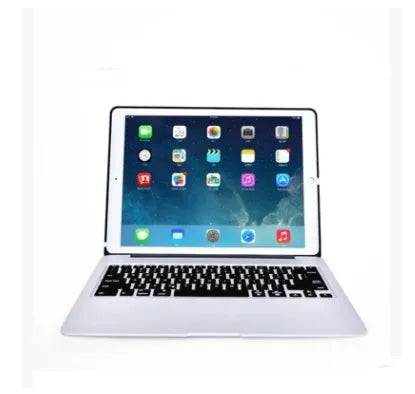 F07 full metal aluminium Bluetooth keyboard for iPad Pro 12.9 inch, silver finish with rechargeable battery