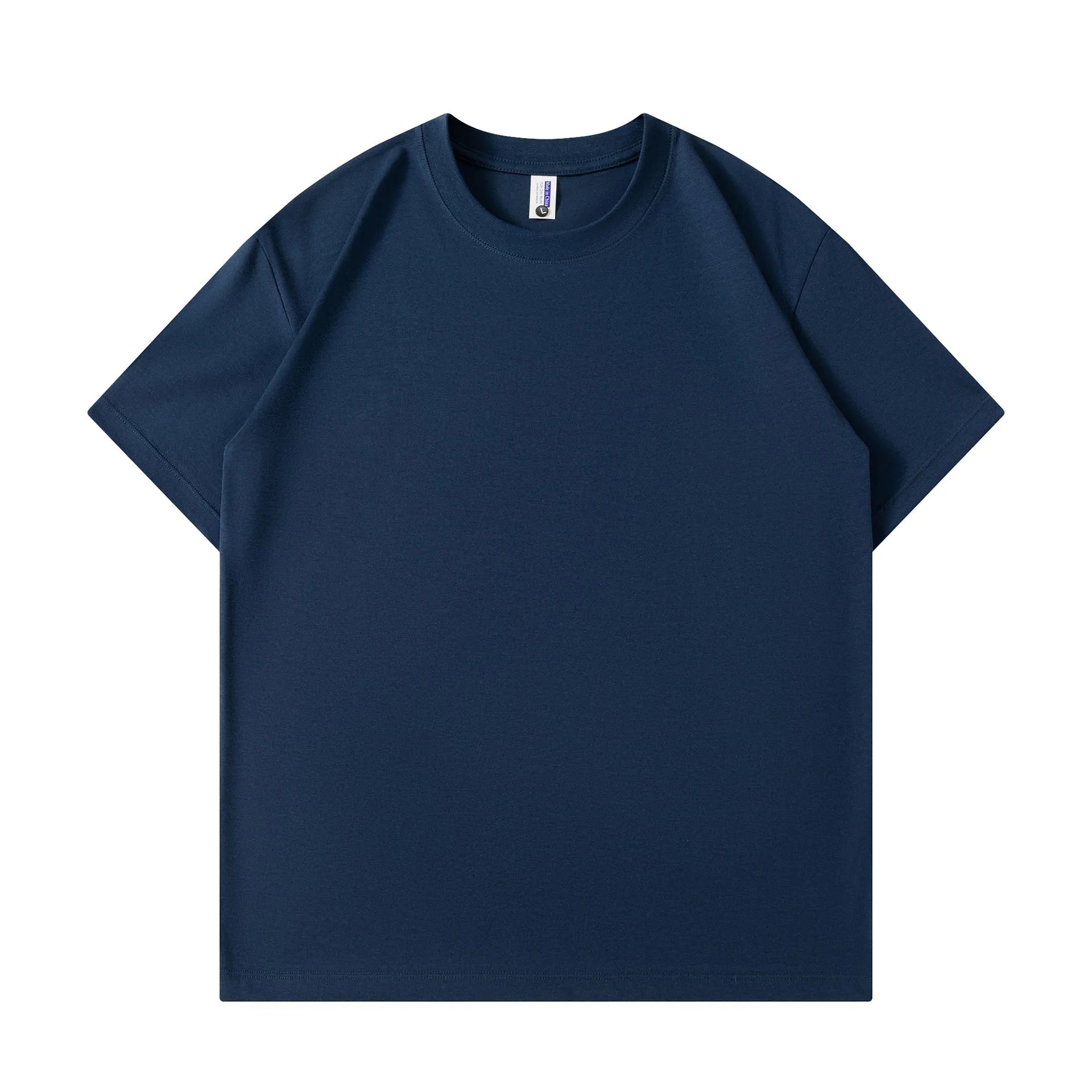 Cotton loose fit unisex t-shirt in various solid colours with short sleeves