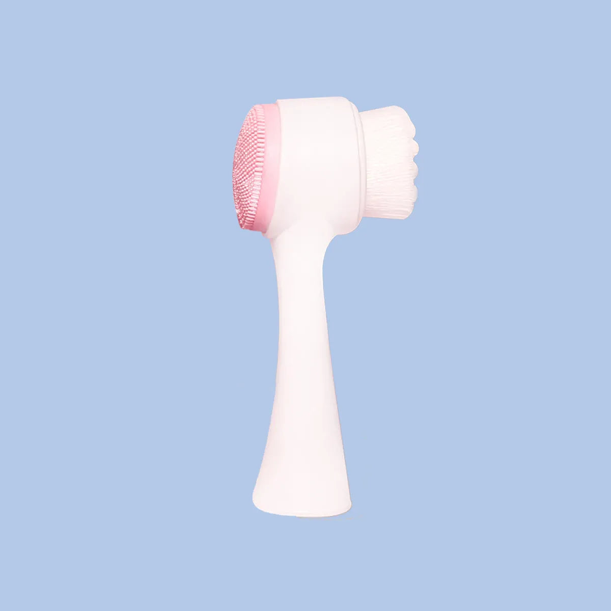 Coral fleece hair band facial brush set with face wash brush in multiple colour options