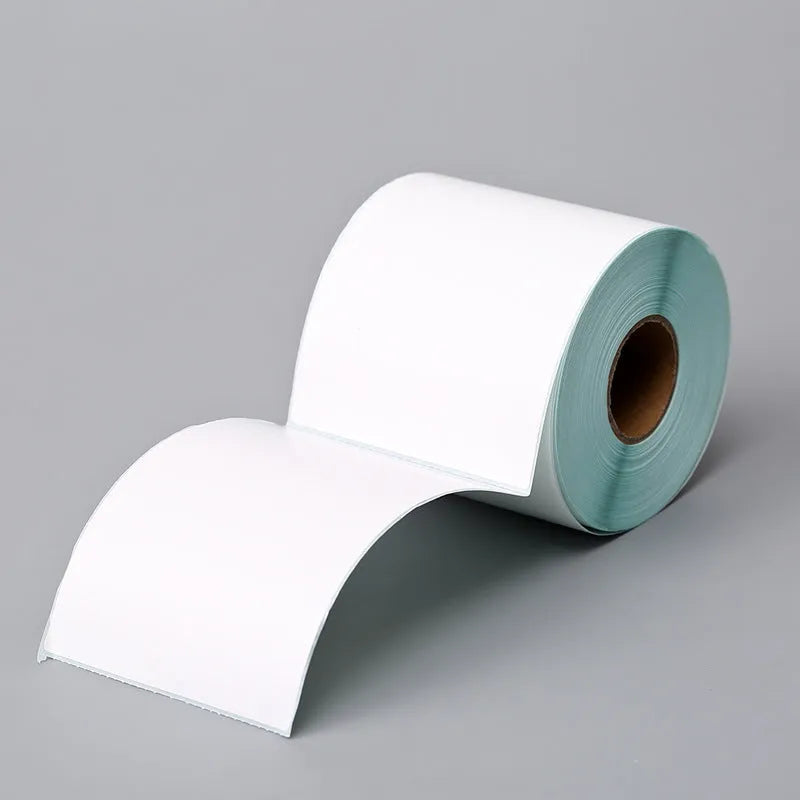 10x15cm white thermal paper roll with 500 sheets for thermal printer use
