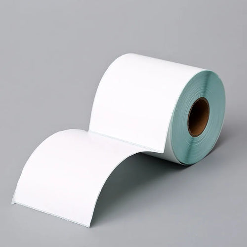 10x15cm white thermal paper roll with 500 sheets for thermal printer use