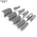 Round hair dressing brush with 19mm to 53mm barrel diameter options for blow-drying styling