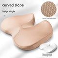 Curved bevel seat cushion in four colour options for tailbone and back support