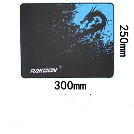 Business internet cafe table mat mouse pad with Seam Blue Dragon pattern, 21cmX26cm size, bagged packaging