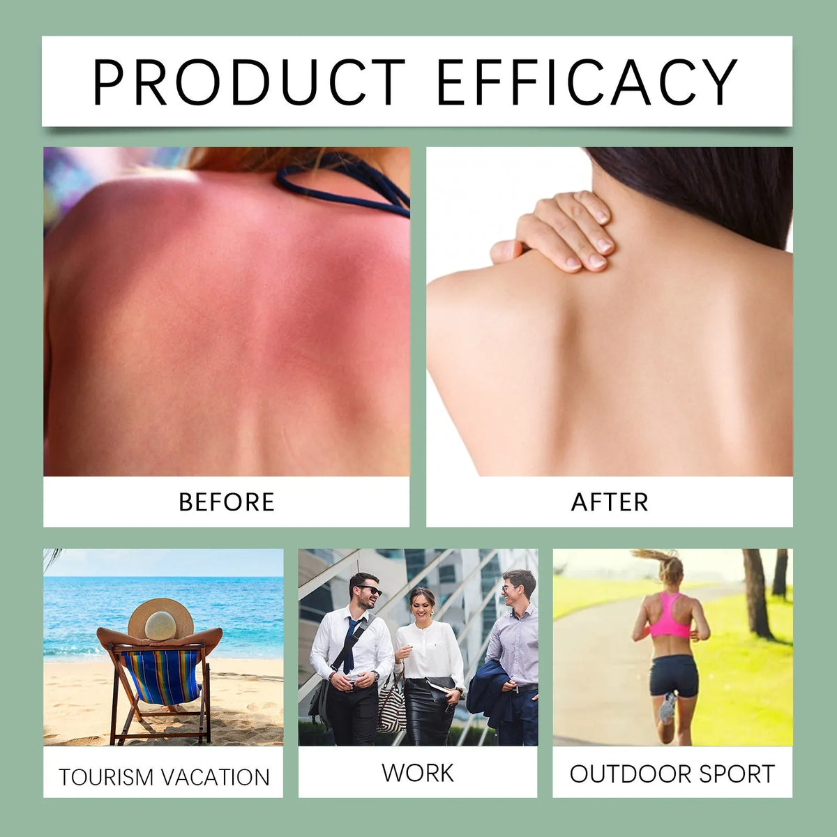 60g protective sunscreen cream tube for summer ultraviolet ray resistance with ethyl hexyl methoxycinnamate