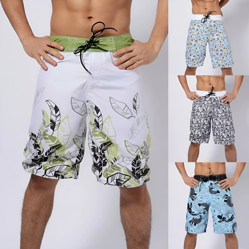 Polypropylene beach shorts in black for natatorium use