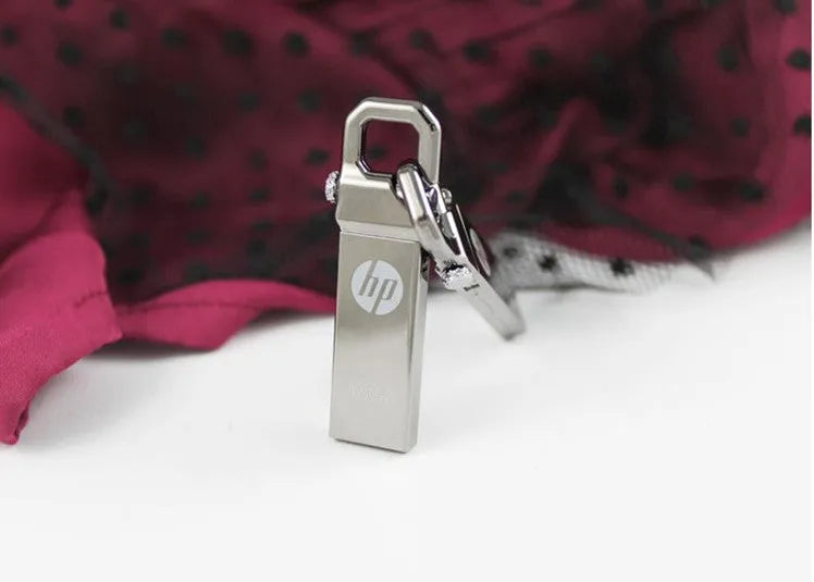 Metal business USB flash drive with custom corporate logo, 48.6mm x 15.8mm x 5.0mm, 11.5g, available in 4GB to 64GB