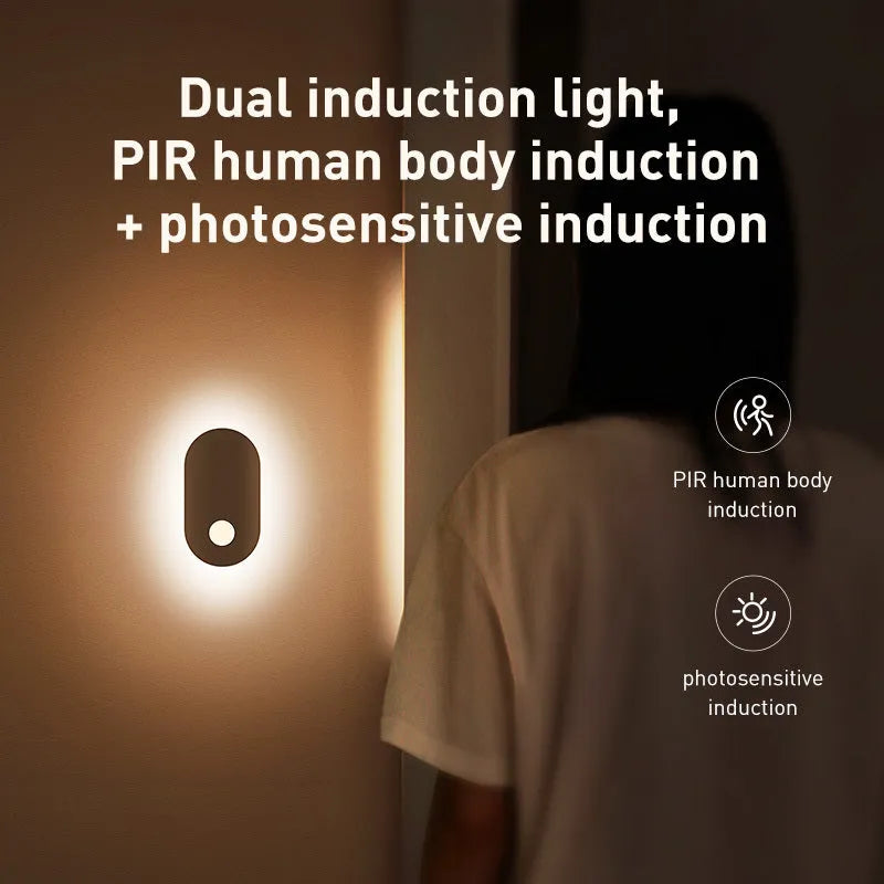 Human induction home light 108x60x22mm magnetic PIR night light with 4000K 6500K options