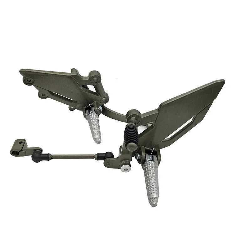 Little Ninja brake pedal shift lever bracket in black with left forefoot orientation