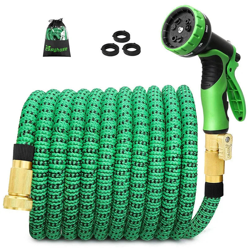 Car wash watering hose with ABS tip in 25FT length for garden and car cleaning use