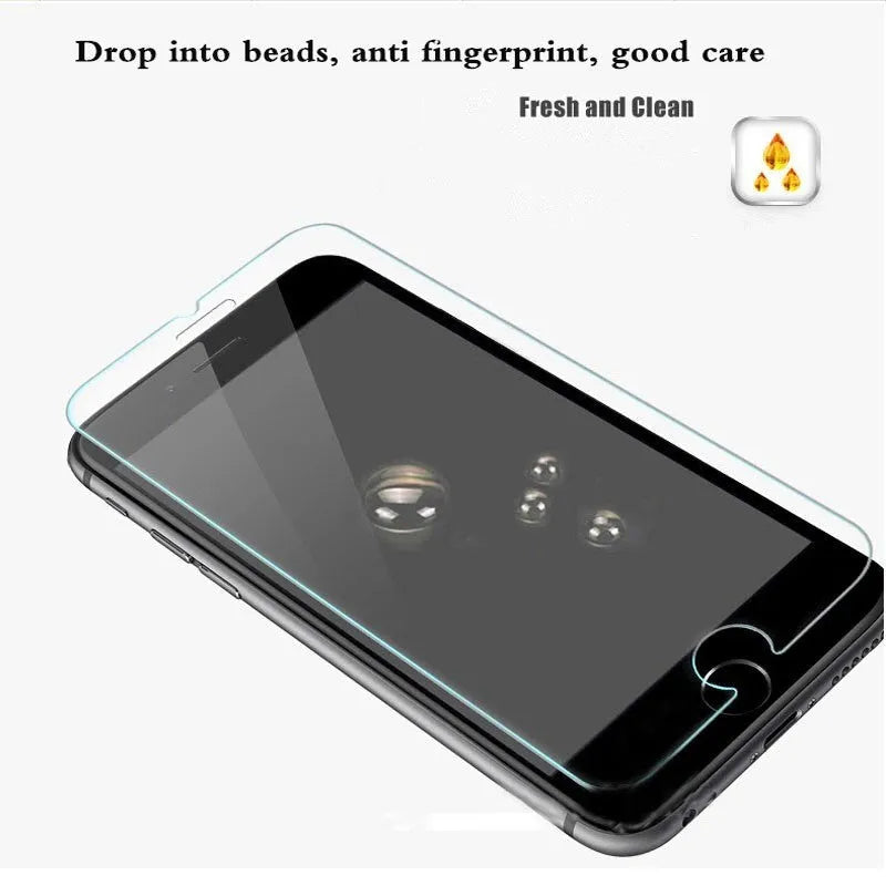 Tempered glass screen protector with 9H hardness and oleophobic coating for mobile phones