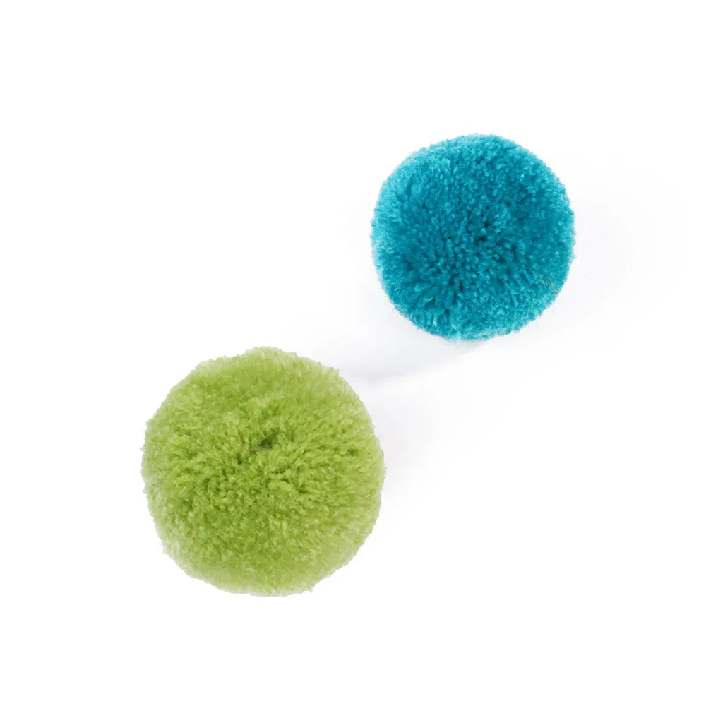 Cat stick toy set with PP metal plush and feather attachments in 21 24 or 26 piece options