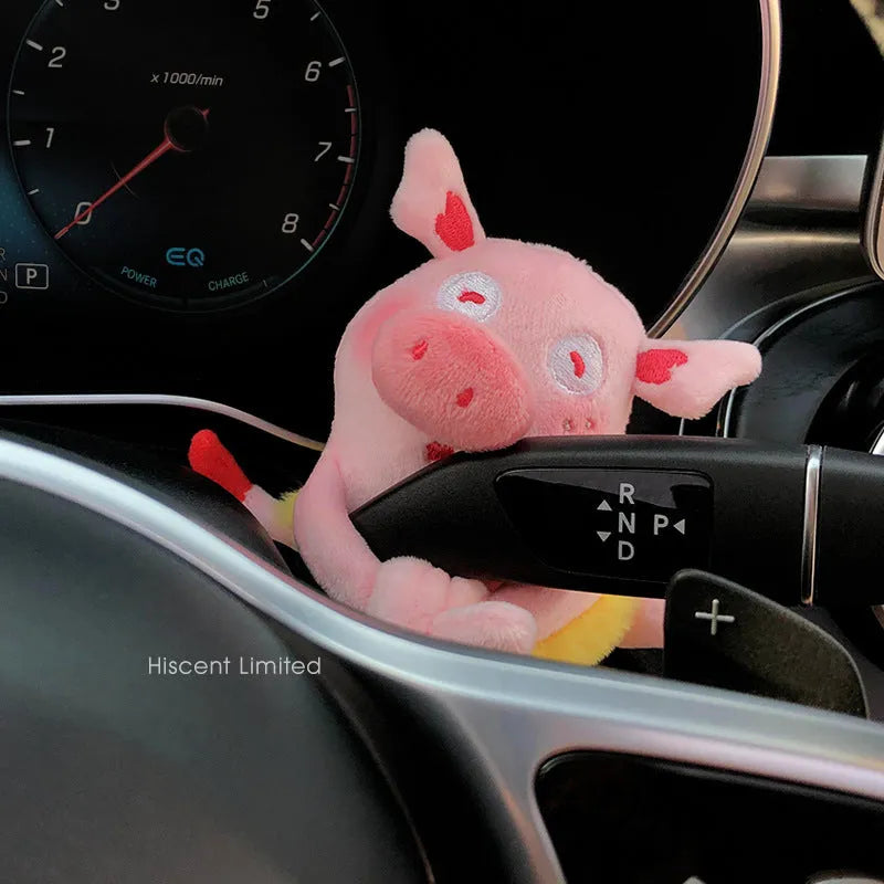 Cotton cartoon pilot dog car seat block decoration doll on vehicle seat