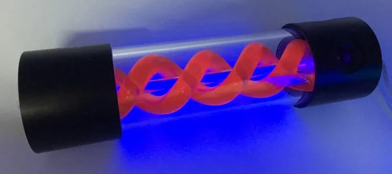 155mm water cooling reservoir tank in red, green, blue or white with clear acrylic section