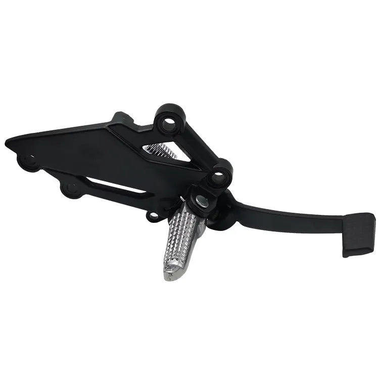 Little Ninja brake pedal shift lever bracket in black with left forefoot orientation