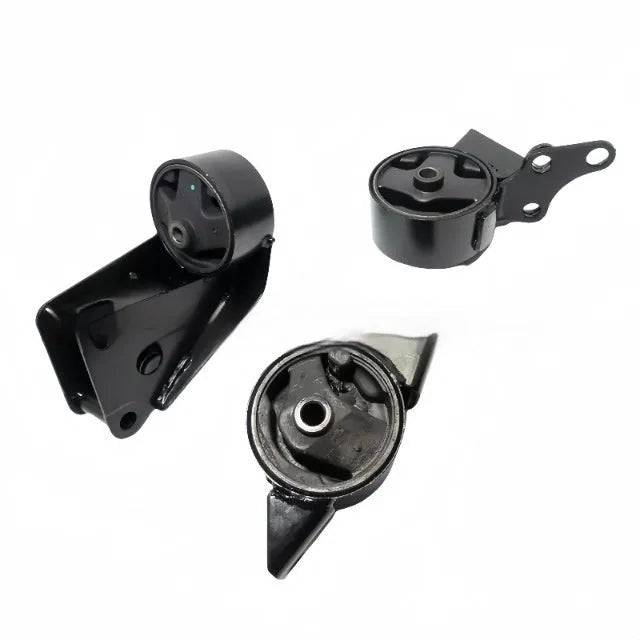 Three black alloy engine brackets for Nissan Tsuru III 1992-2018 set