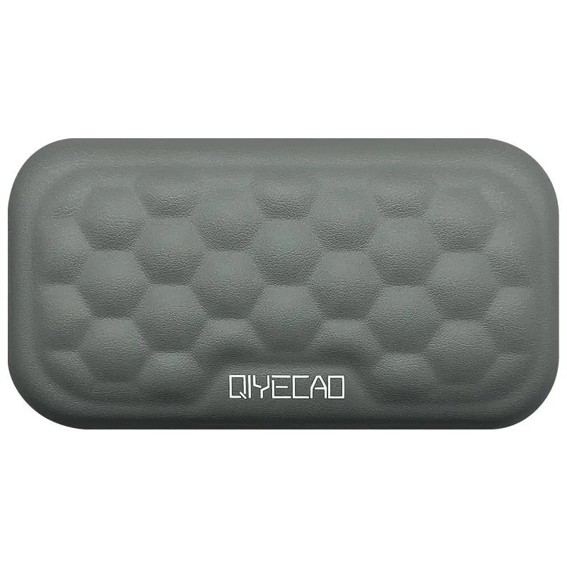 Memory foam mouse wrist pad with silicone base in black cloth cover style