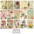 Retro literary notebook with classical letter design in six colour theme options