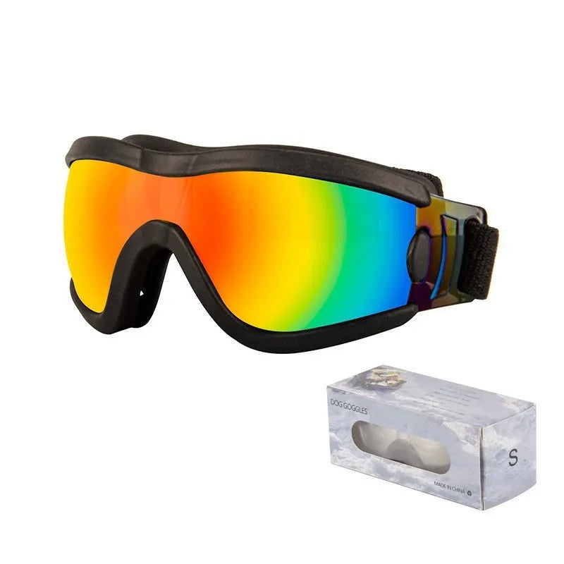 Pet glasses dog sunglasses with UV protection and multiple colour lens options for outdoor use