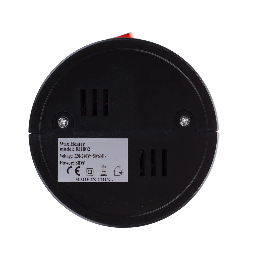 Portable constant temperature wax melting machine 80W black compact 11x9.5x13cm with removable power cord