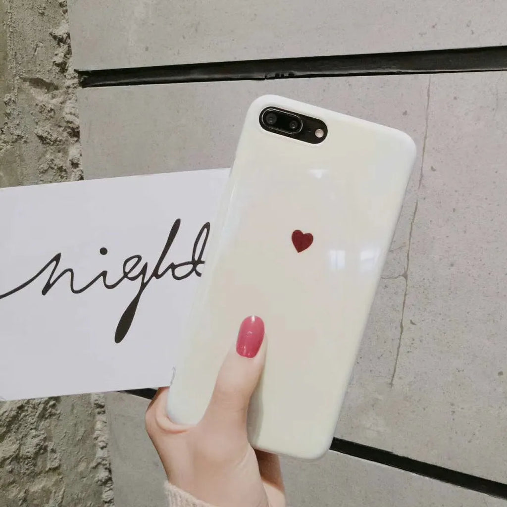 iPhone back cover case with blue light design in Bluwhite and White colour options