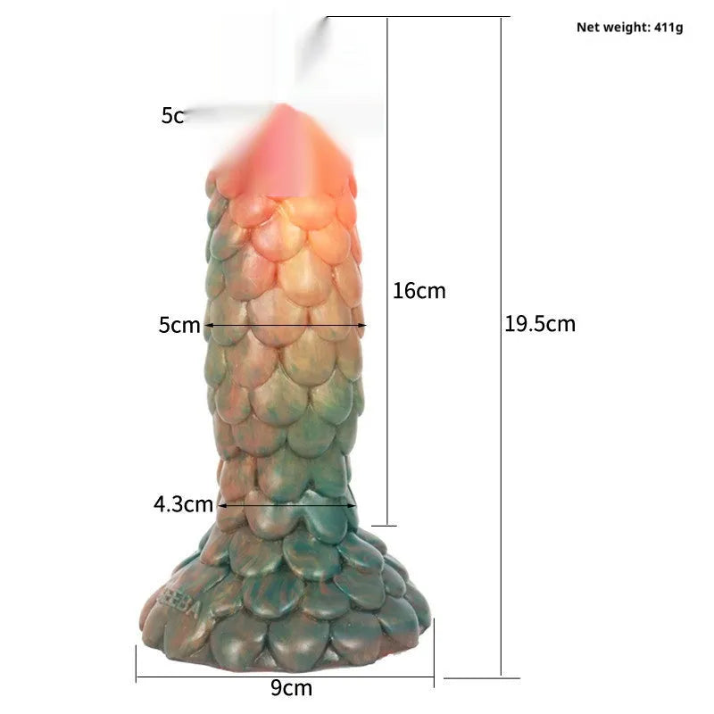 Silicone butt plug model G6011 for anal stimulation, colour as shown in product image