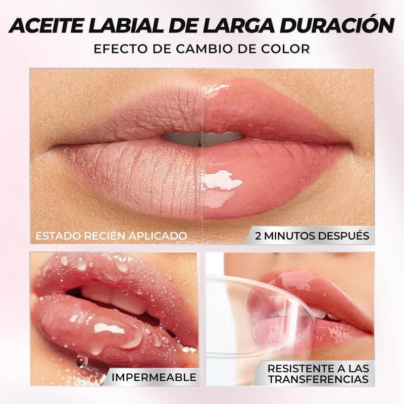 3.3g colour changing lip gloss lip oil in two shades Z0032-003 and Z0032-004