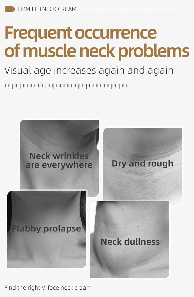 120ml neck firming massage cream bottle for all skin types with lifting and tightening properties