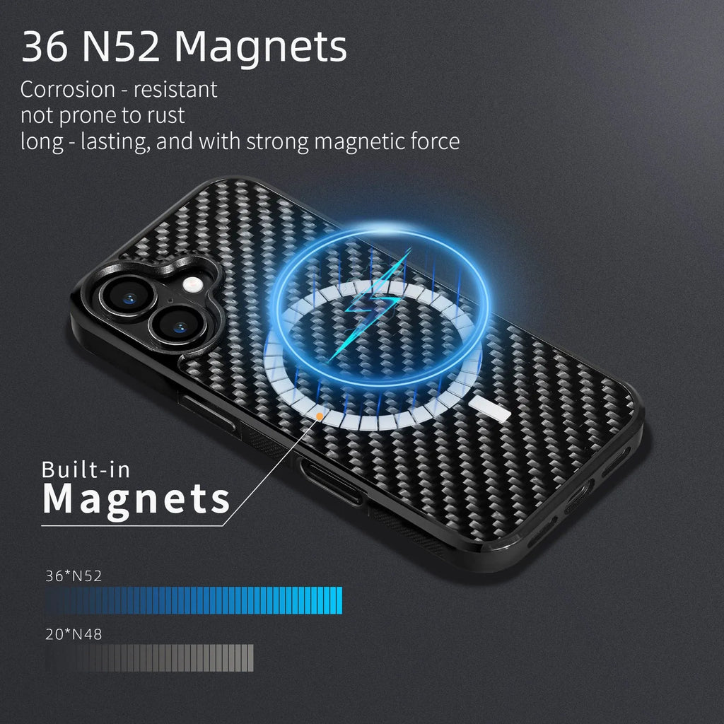 17 Series Twill Black mobile phone case for iPhone models, angled view showing textured finish