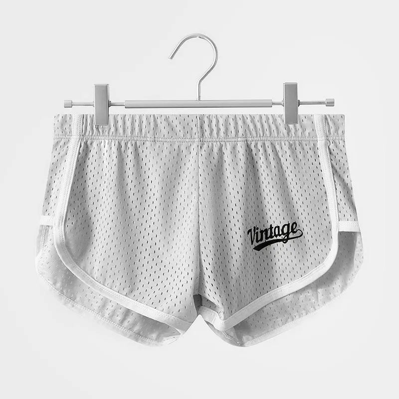 Ice silk men's quick-drying breathable mid waist underwear in multiple colour options